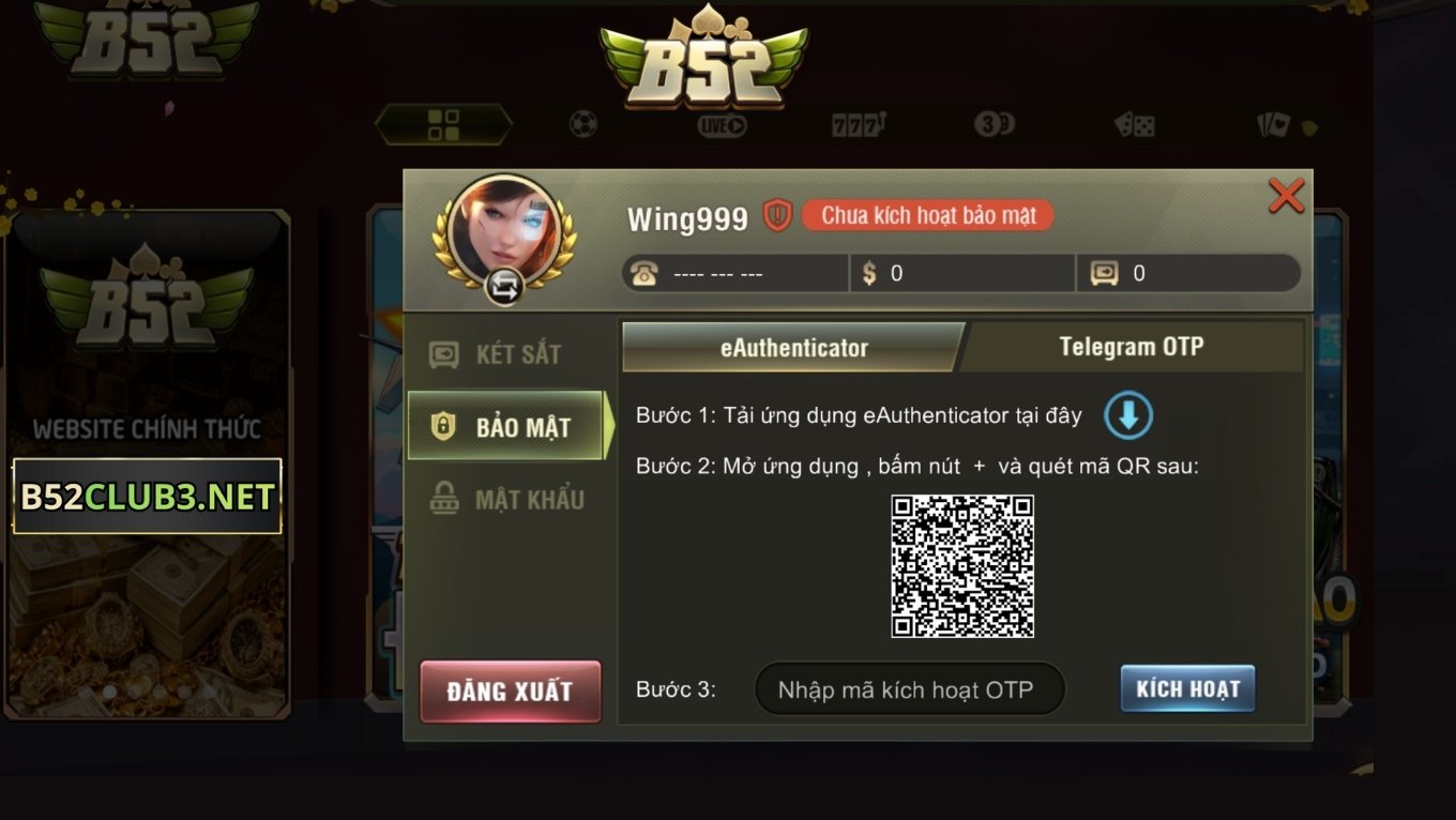 B52 Club bảo vệ thông tin người chơi rất tốt