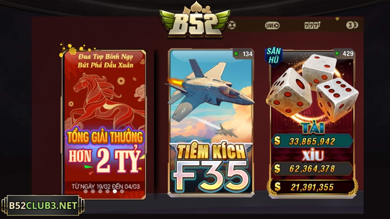 Game độc quyền chỉ có tại B52 Club