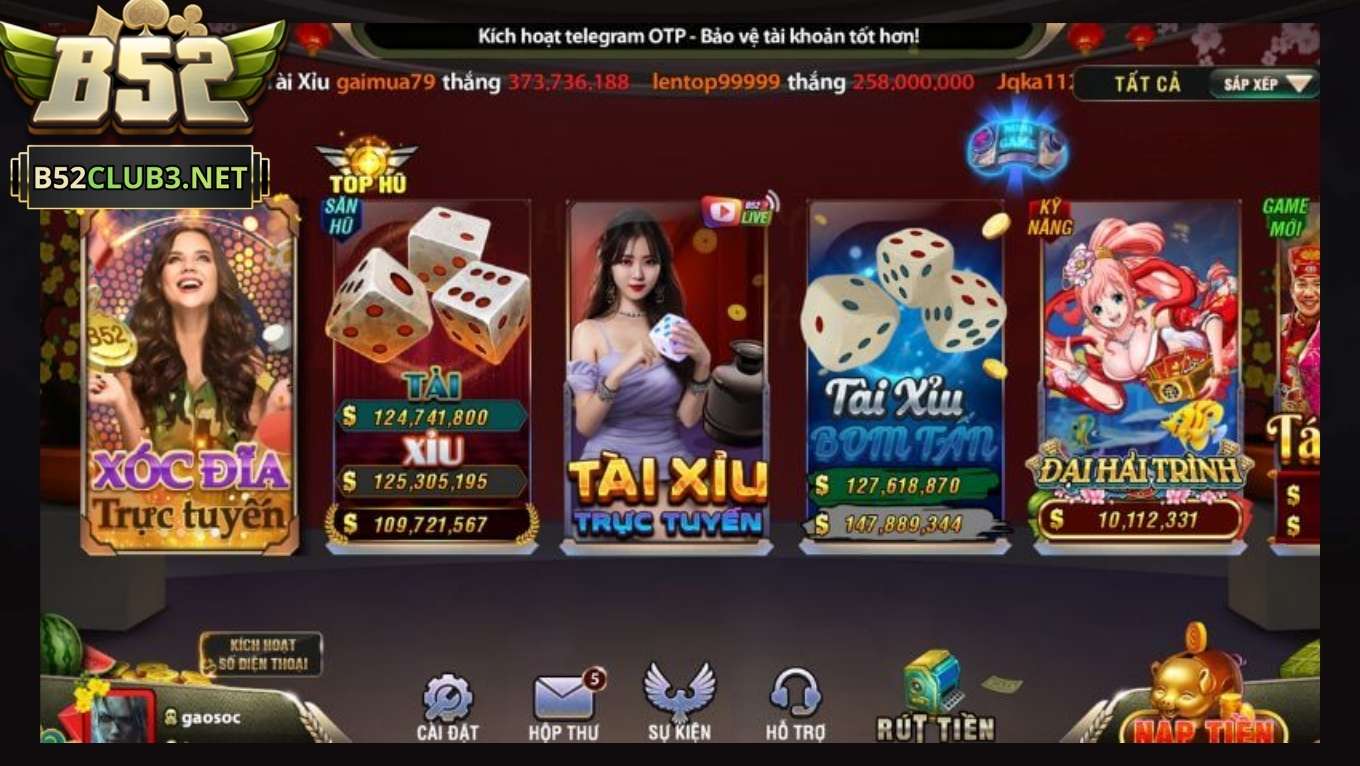 Đôi nét về cổng game B52 CLUB
