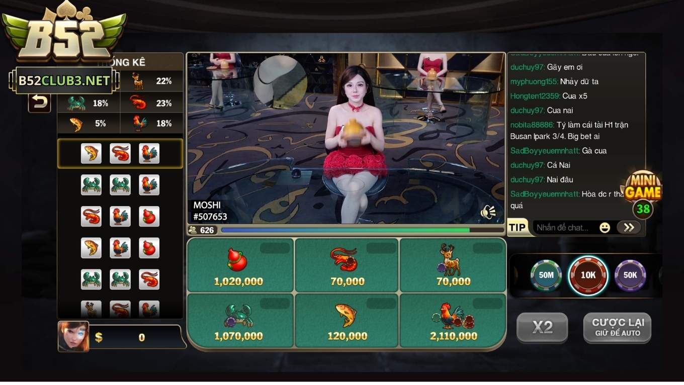 Hướng dẫn chơi bầu cua B52 CLUB